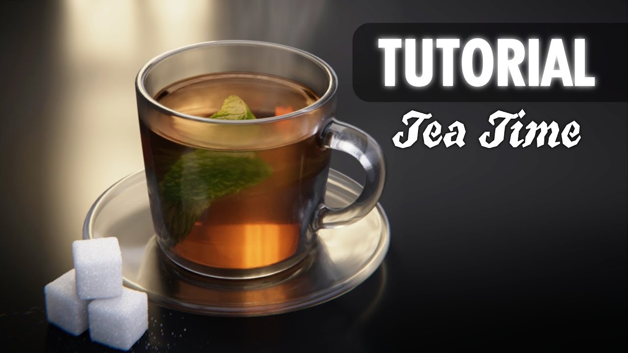 Blender Tutorial. A cup of tea.