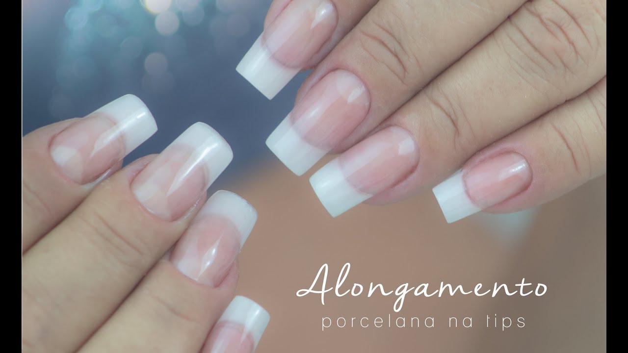 Alongamento Unhas de Porcelana na Tips | Aline Makelyne