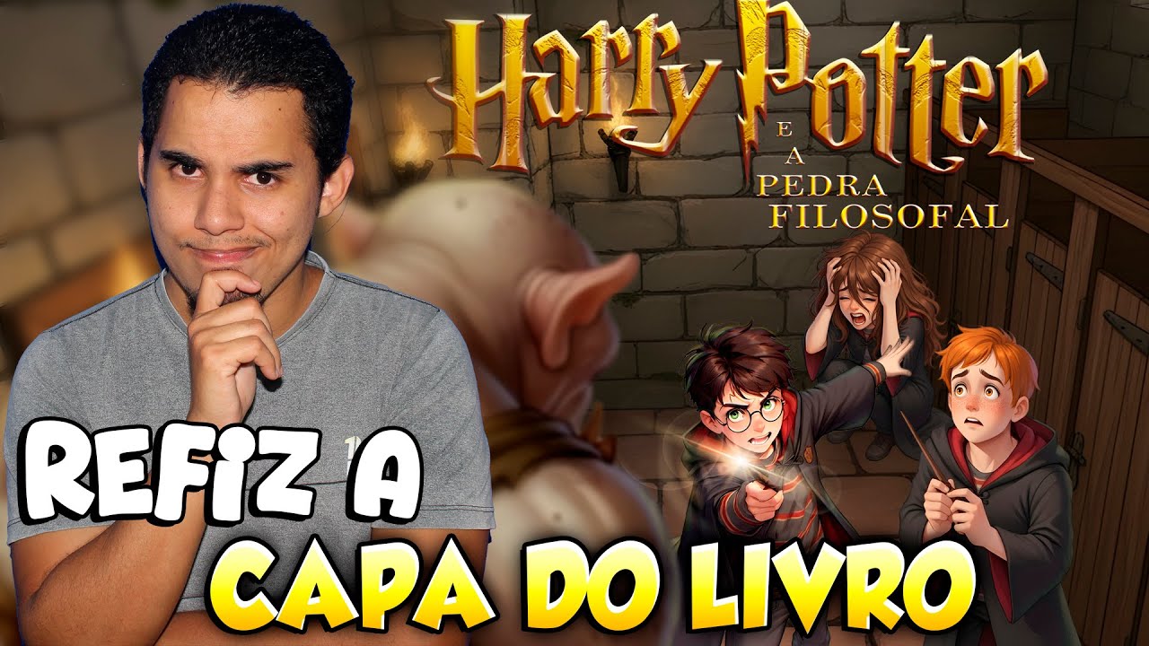 EU REFIZ A CAPA DO HARRY POTTER!