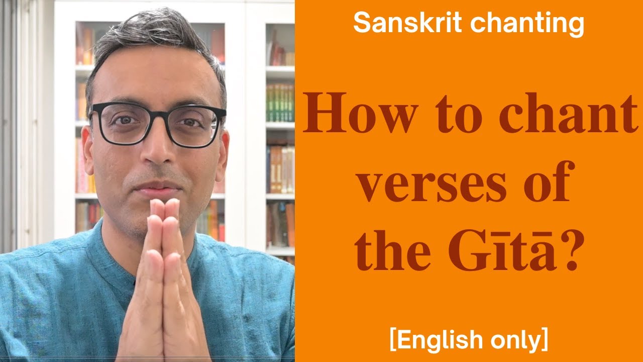How to chant Sanskrit verses of the Bhagavad-Gītā? Can we split the sandhis? [English]