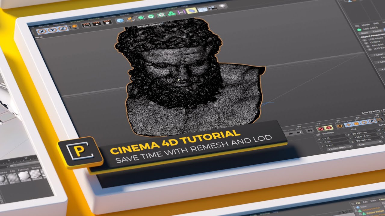 Cinema 4D Tutorial: Save Time with Remesh and LOD