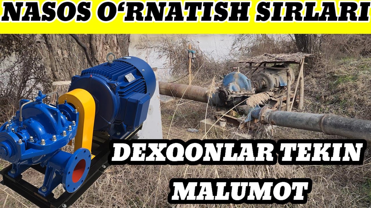 NASOS O‘RNATISH SIRLARI 11-mart, 2026