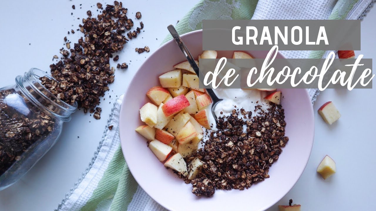 Granola de Chocolate Saudável - Como fazer