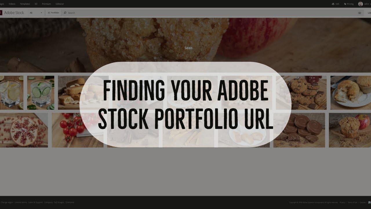 Finding Your Adobe Stock Portfolio URL