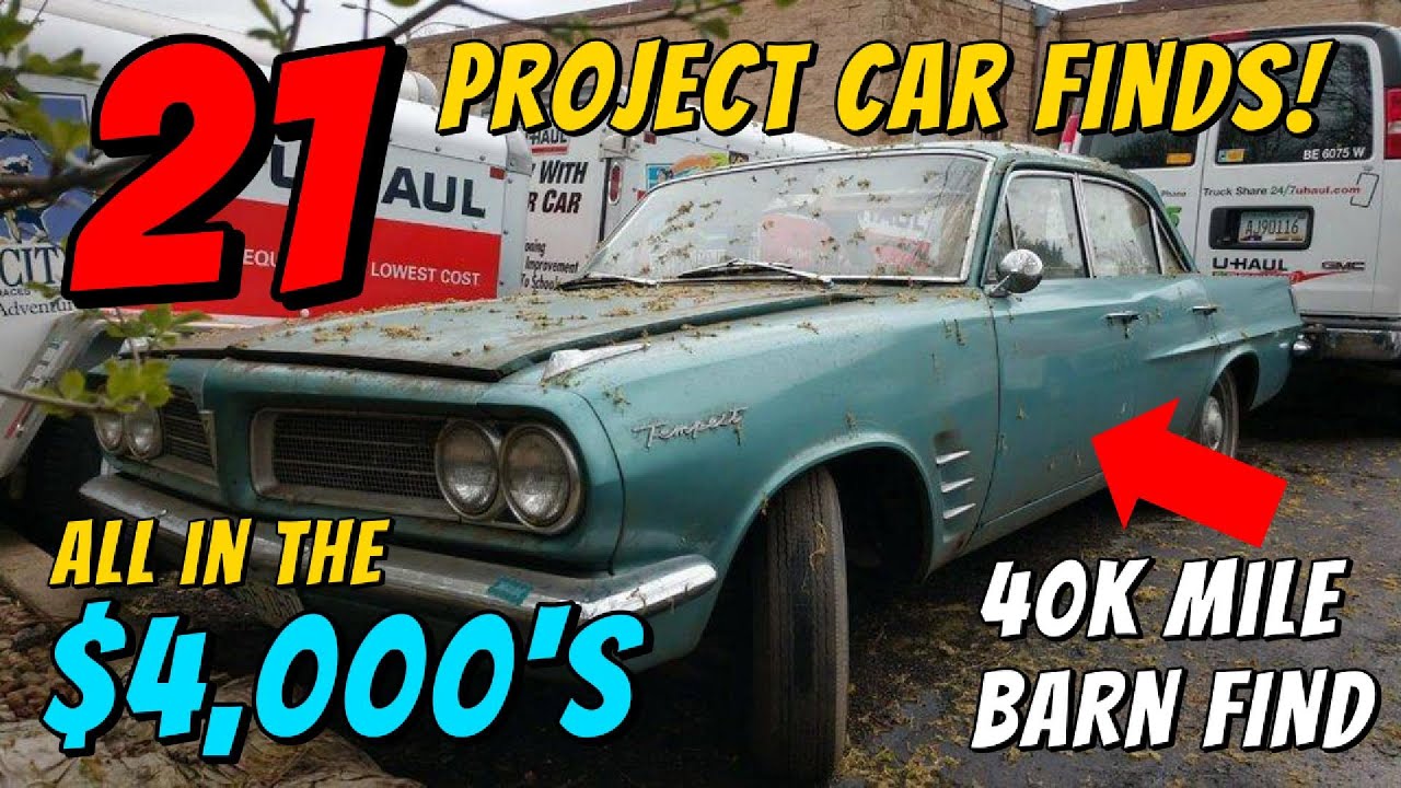 Top 21 Classic Cars Under $5,000 – 60s and 70s Projects On Sale!