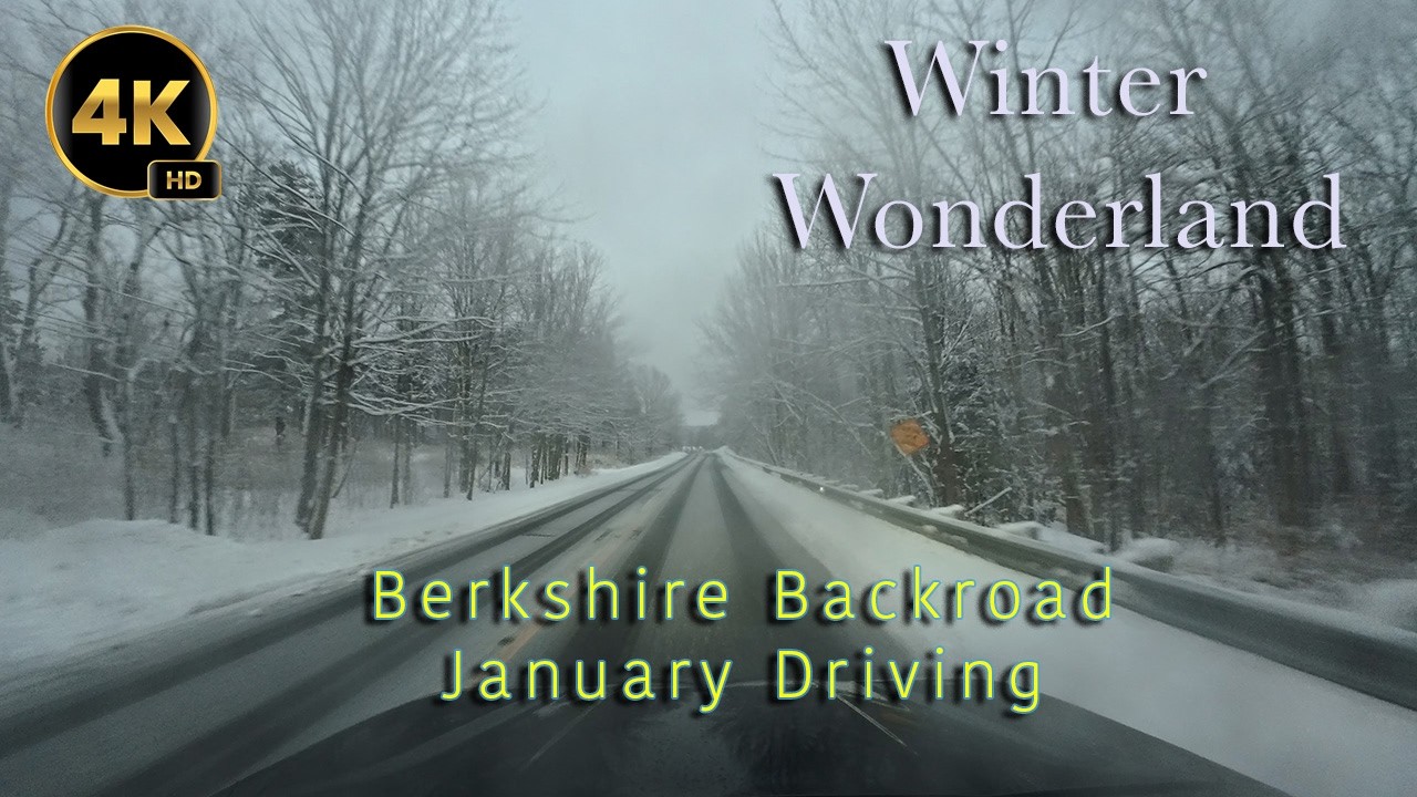 Relaxing January Drive in The Snow