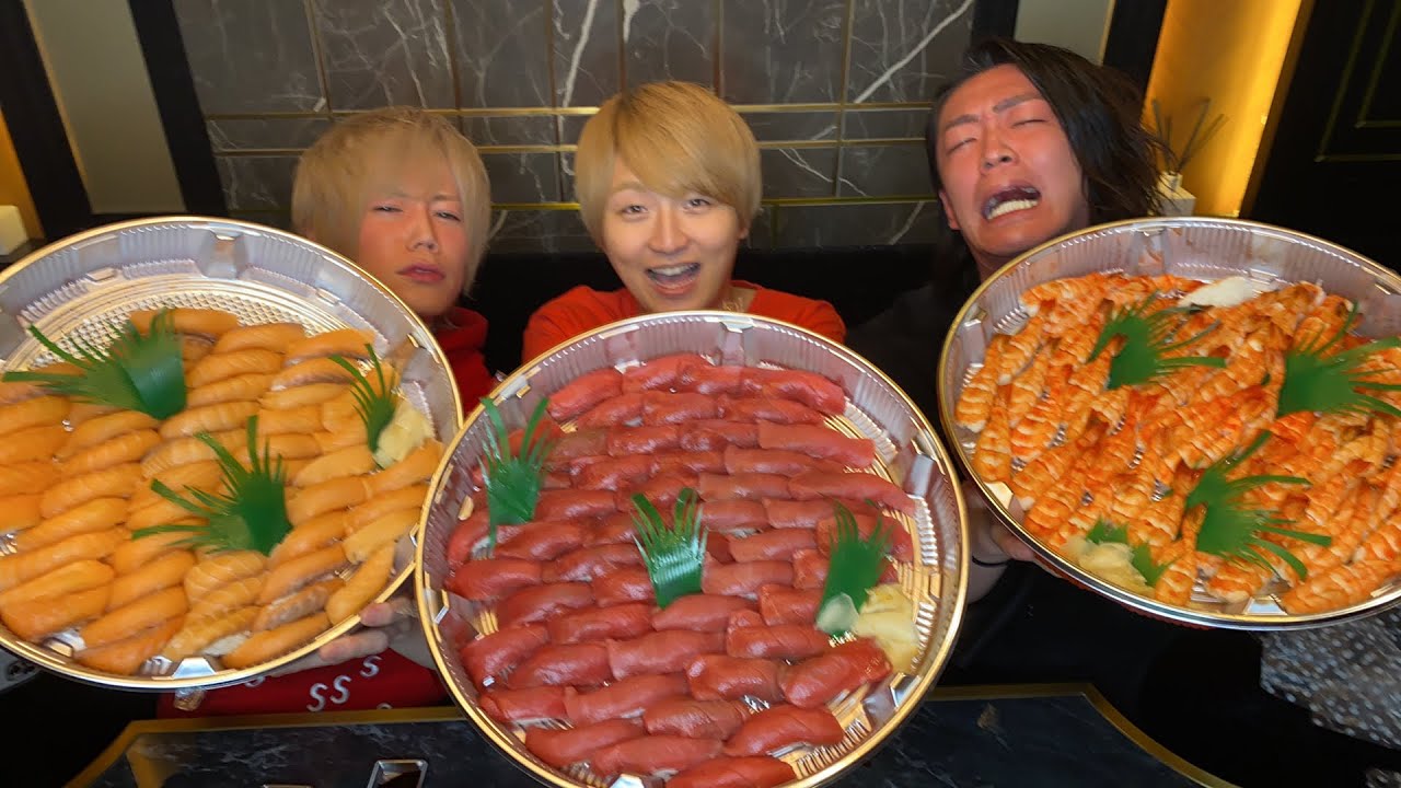 🔴【20万人ありがとう】感謝の150貫大食いLIVE