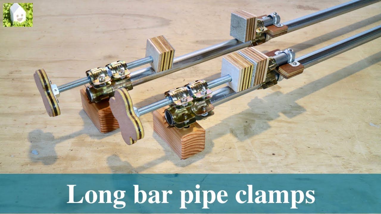 パイプクランプの試作／Prototype of long bar pipe clamps