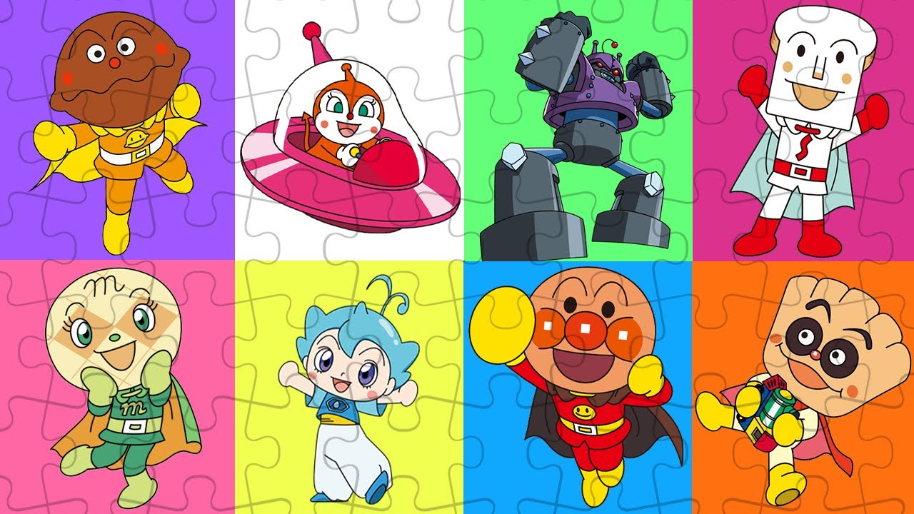アンパンマンパズルで遊ぼう🌈それいけアンパンマン チャポンのヒーロー🌈おもちゃ アニメ 知育 幼児 赤ちゃん向け 幼児向け 教育 パズル