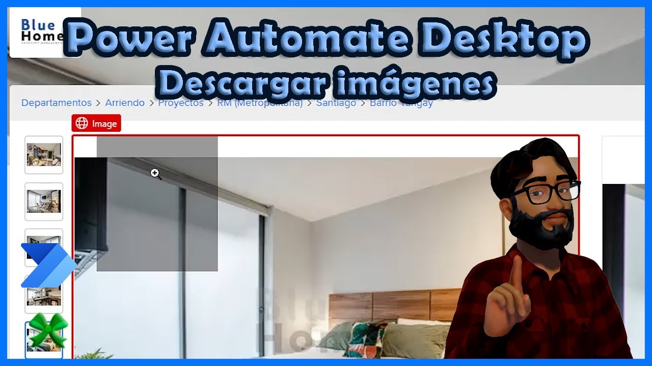 Descargar imágenes de página web || Power Automate Desktop