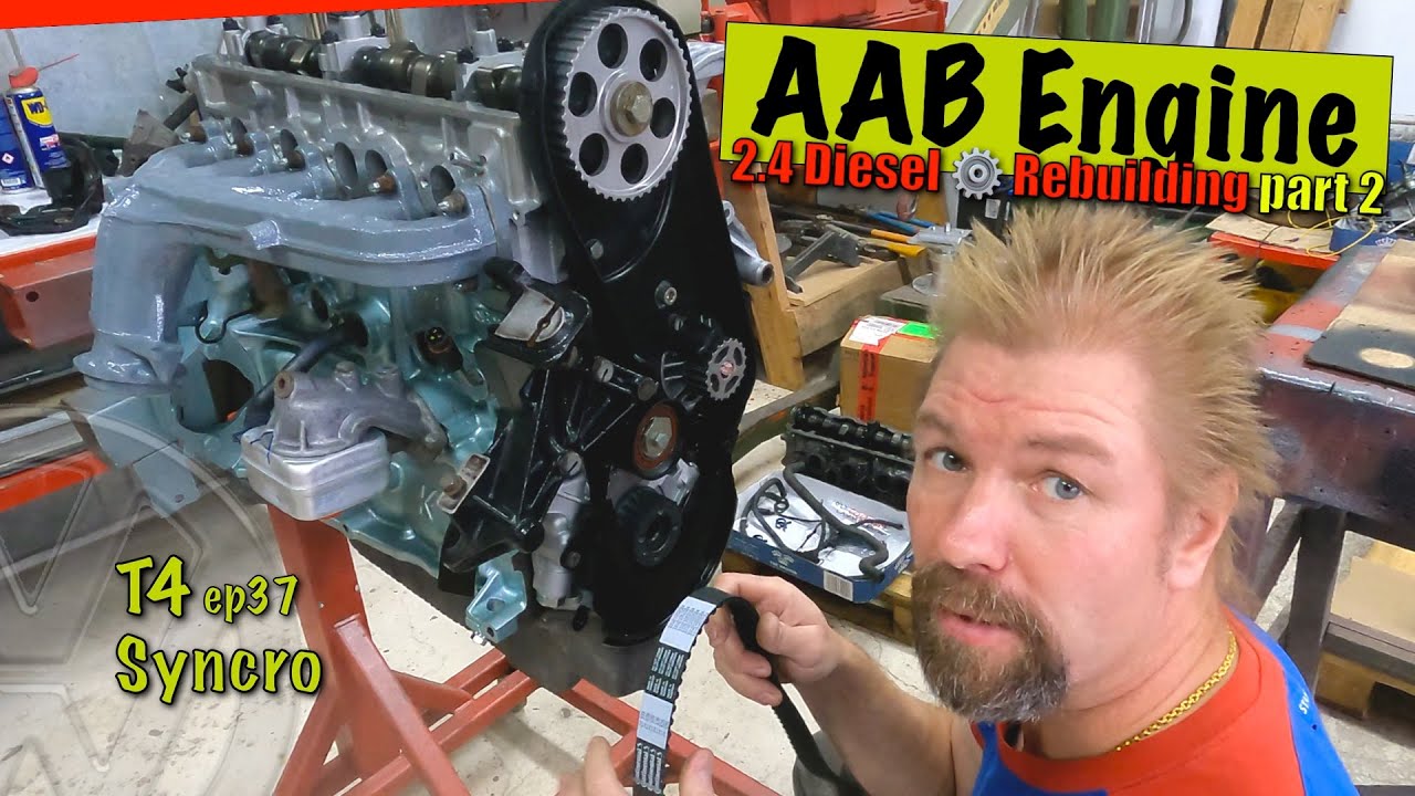 Восстановление двигателя AAB 2.4D ⚙️ часть 2 | VW T4 Syncro Transporter / Caravelle