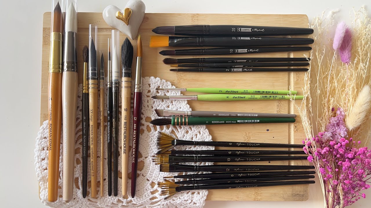 Watercolor Brush Collection Part1: Raphael, Da Vinci, Roman Szmal, Renesans, and more