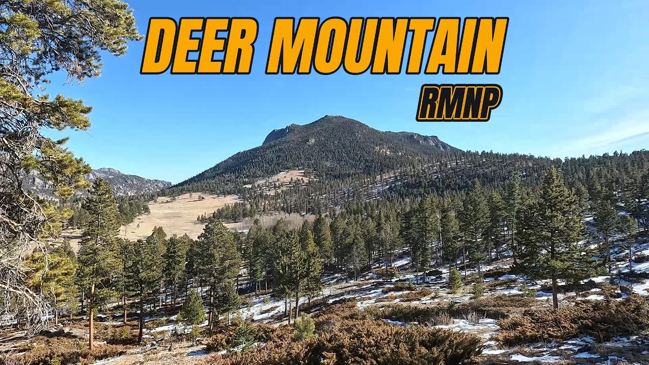 Deer Mountain, Rocky Mountain National Park. A quite walk up a mountain with amazing views.