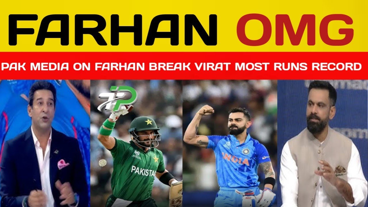 SHOAIB AKHTAR ON SAHIBZADA FARHAN BATTING TODAY  || Pak Vs SL || Pak media on Farhan 