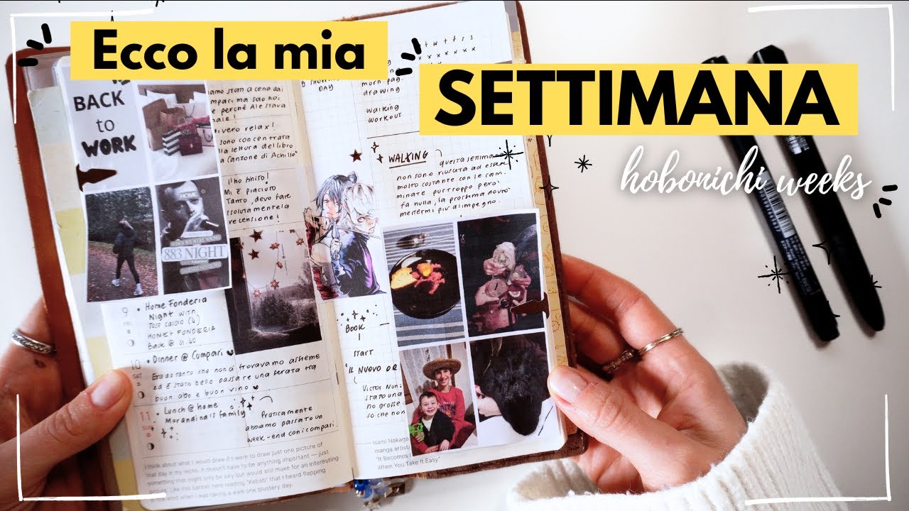 Scrivo sulla mia nuova agenda! Scopri il mio Setup settimanale Hobonichi 2026