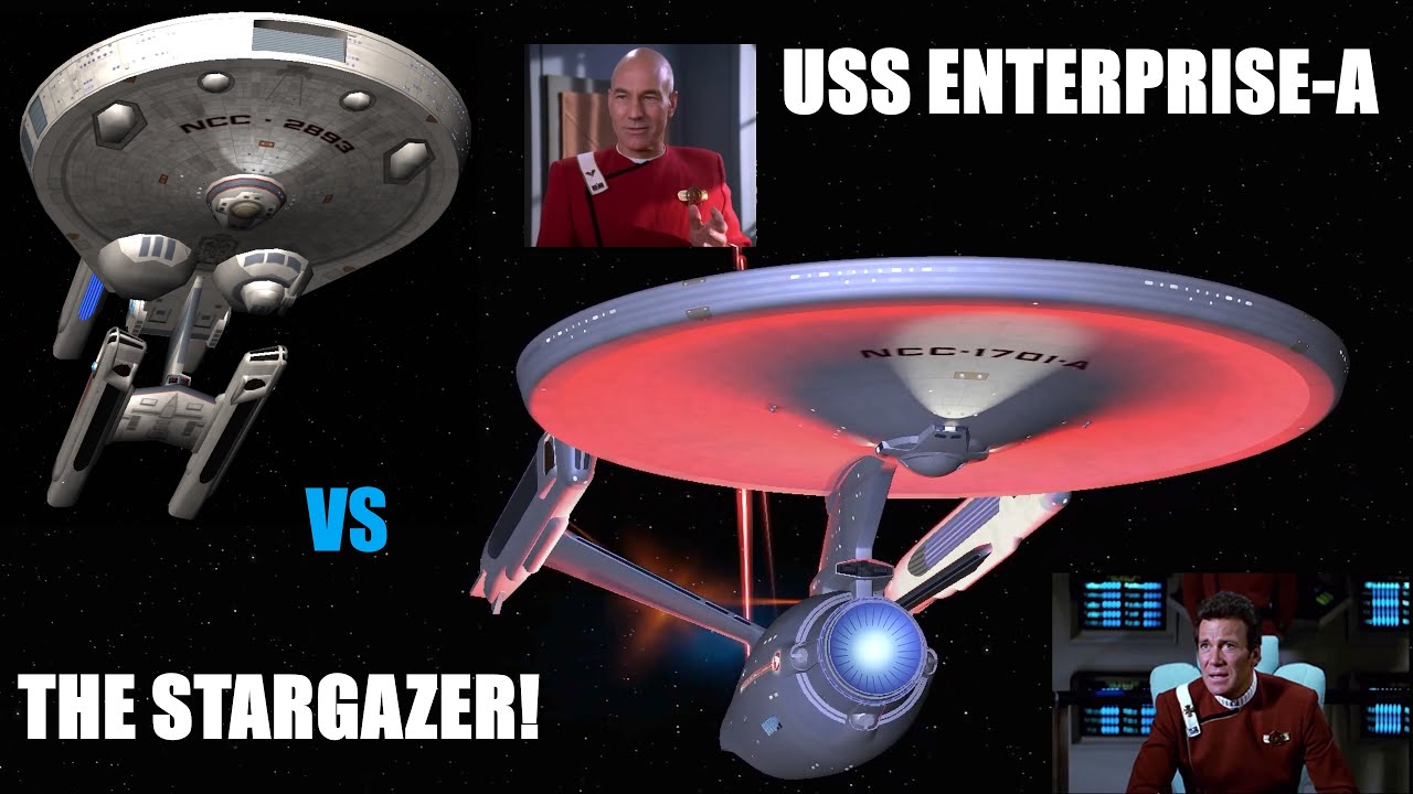 Kirk VS Picard? A No WIN Scenario? - USS Enterprise A VS USS Stargazer - Star Trek Ship Battles
