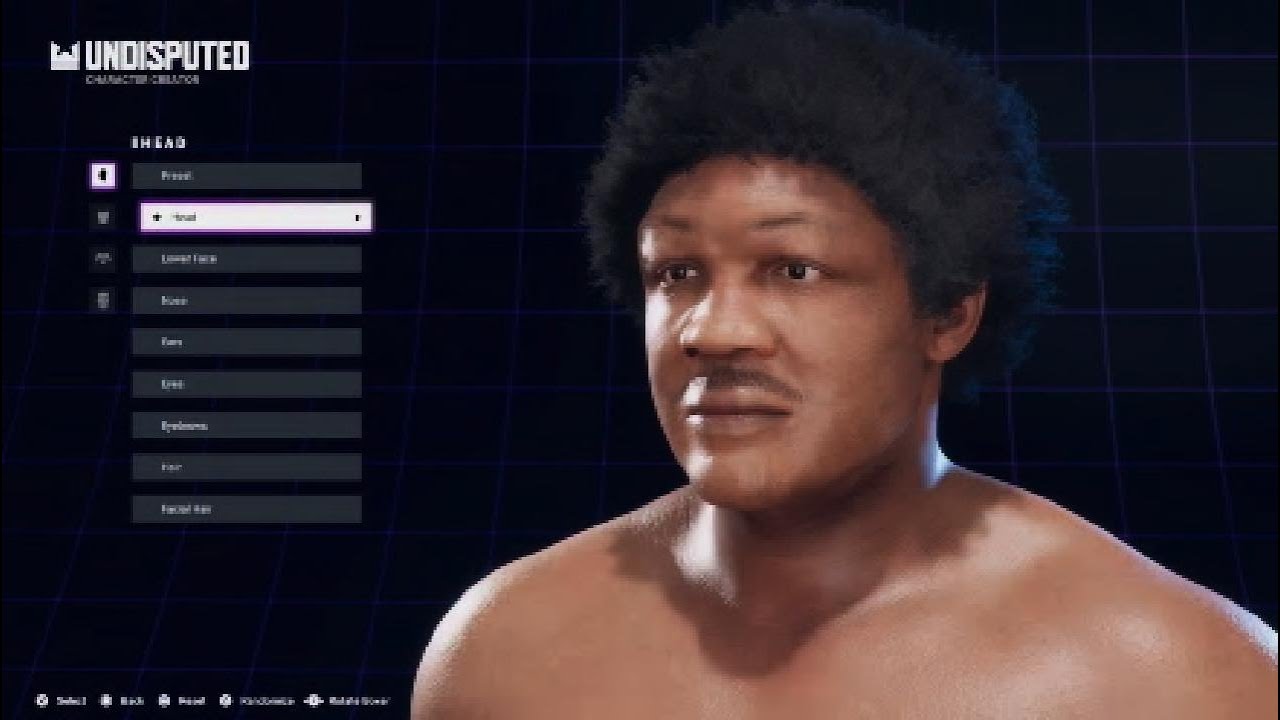 Undisputed Boxing Game How to Create ( George Foreman ) 1970's
