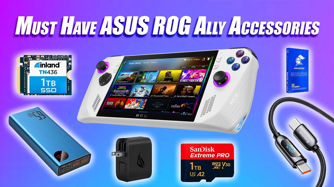 Необходимые аксессуары для ASUS ROG ALLY!
