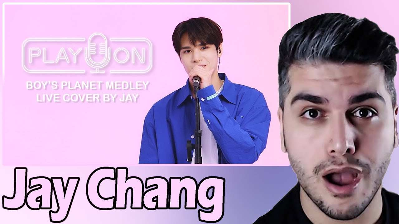 Jay Chang 제이 의 보이즈플래닛 메들리를 라이브로 - Rush Hour, Love Me Right, Over Me - Cover [PLAY ON] REACTION