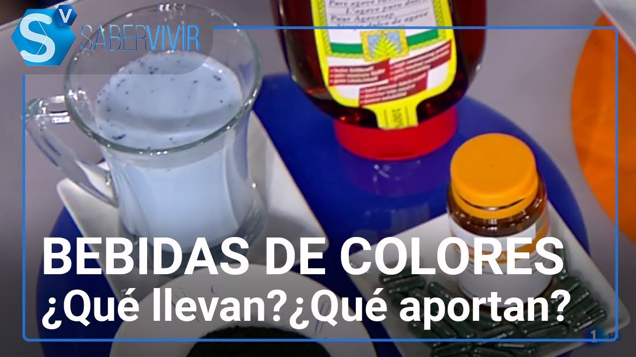 Bebidas de colores: &iquest;Qu&eacute; llevan?&iquest;Qu&eacute; nos aportan? | Boticaria Garc&iacute;a responde en Saber Vivir