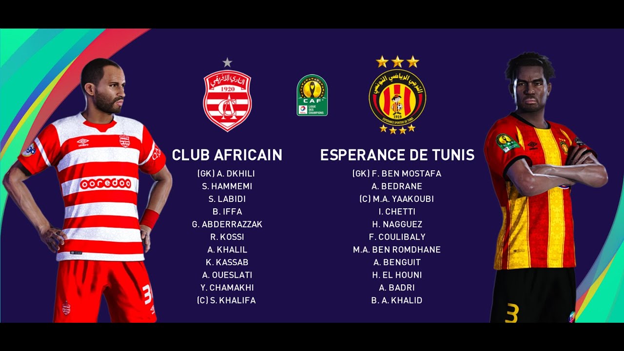 PES2021 | Club Africain VS ES Tunis | Derby Tunis🇹🇳