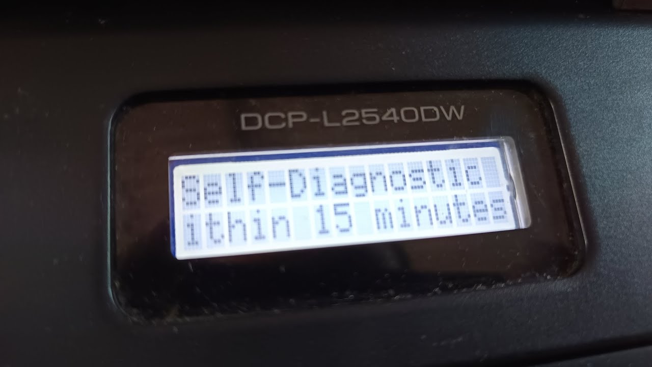 Cara memperbaiki printer Brother Dcp-L2540DW error self diagnostic unable 05