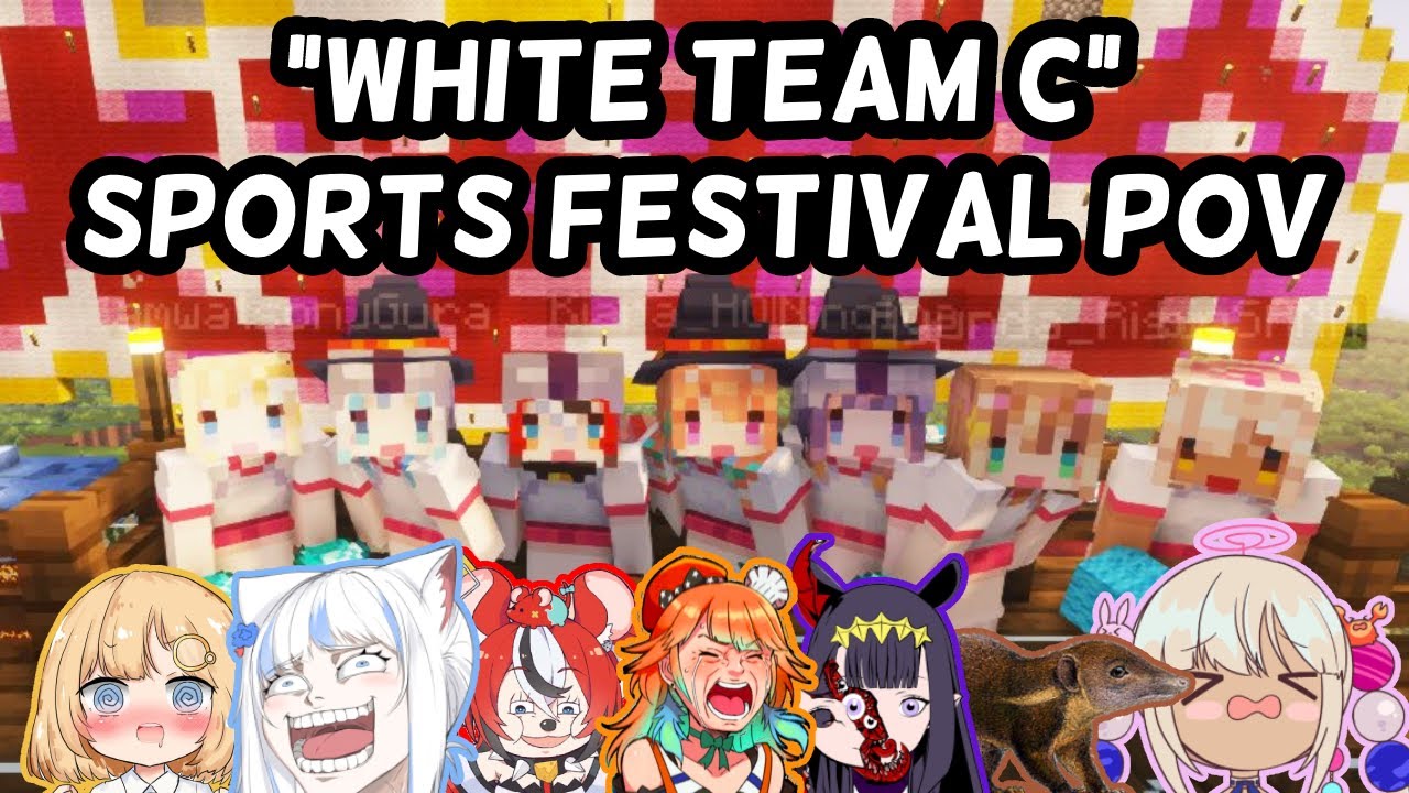 The Best Moments From White Team C's POV In The Hololive Sports Festival | HololiveEN Clips