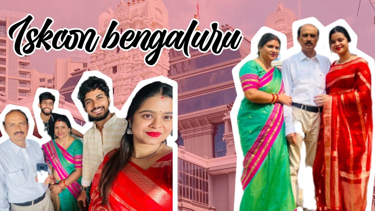 Bangalore ra Iskcon mandir buli - traditional look | Raj Nandini Mishra Vlogs