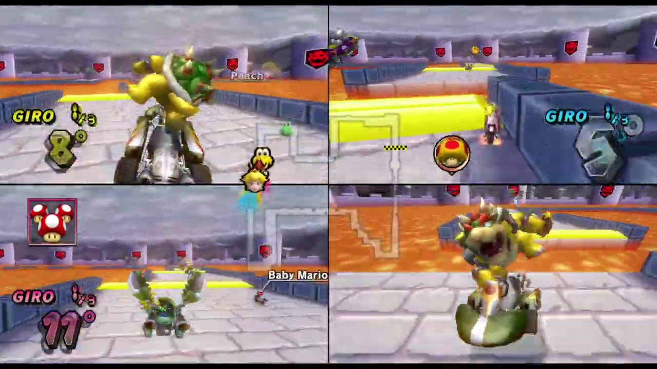 Mario Kart Wii ✦ 3 Players #0006 (4 Tracks) 150cc
