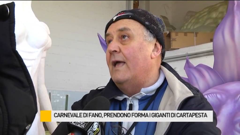 Carnevale di Fano, prendono forma i giganti di cartapesta