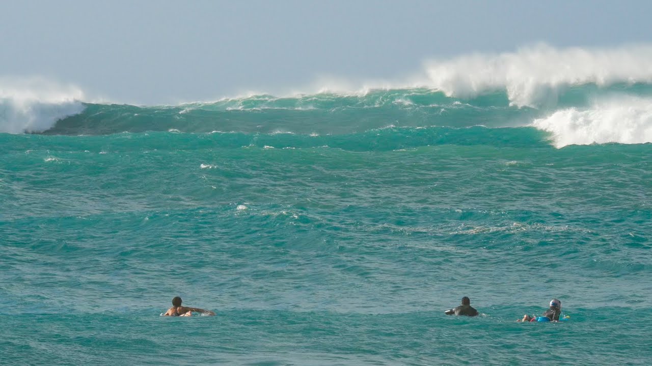 PSYCHO 3RD REEF PIPELINE RAW JAMIE O’BRIEN & MIKE STWART 🤯