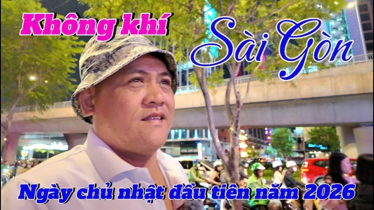 Không khí Sài Gòn ngày chủ nhật đầu năm 2026