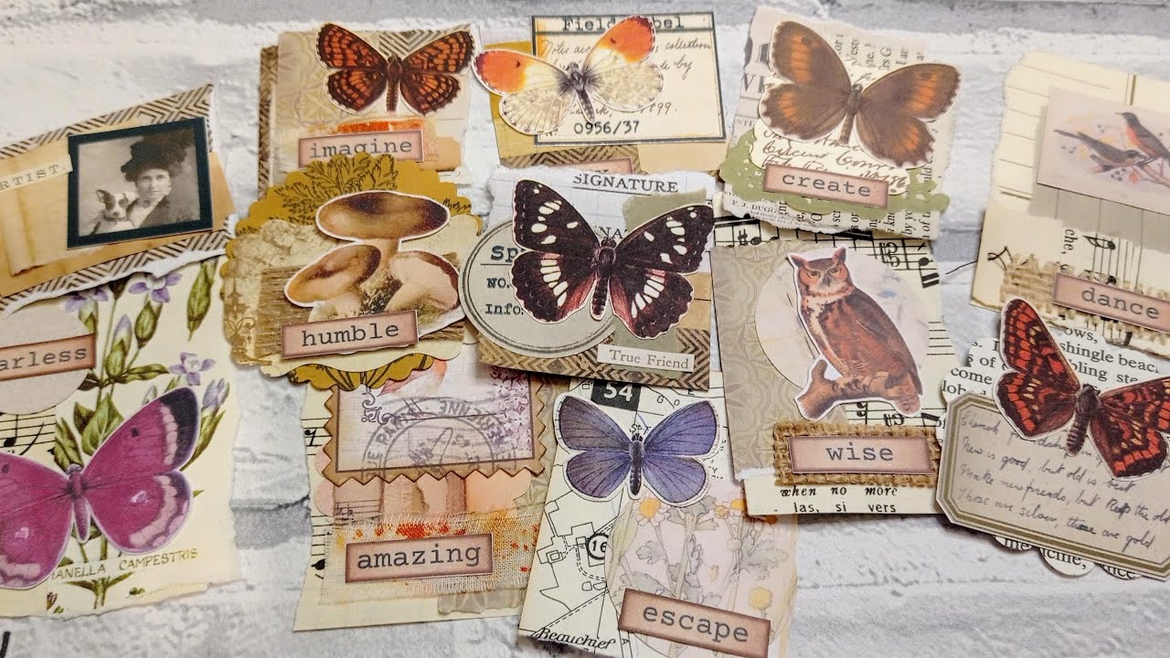 Quick Ephemera Clusters With a Twist - #msscrapbusters