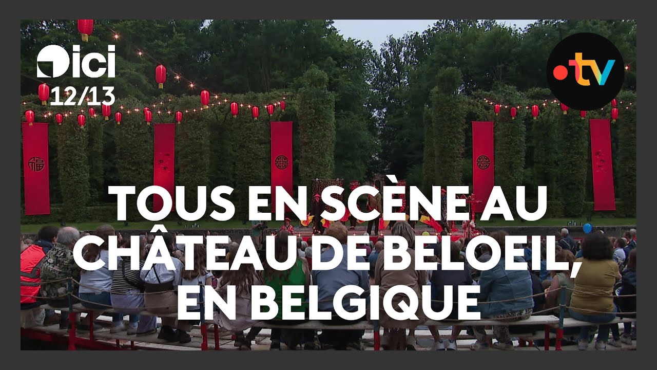 Un spectacle Son et Lumière inclusif au château de Beloeil en Belgique