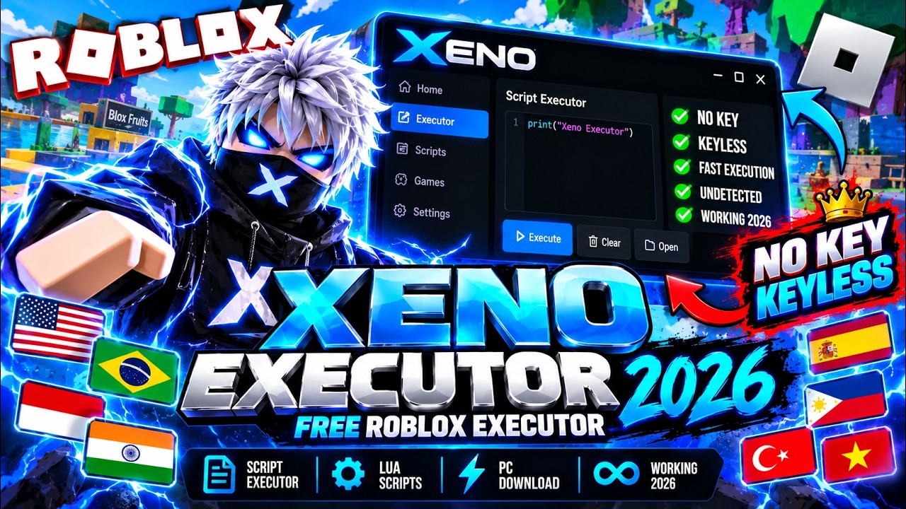 XENO EXECUTOR ROBLOX 2026 - FREE EXPLOIT- KEYLESS SCRIPT EXECUTOR PC DOWNLOAD FST
