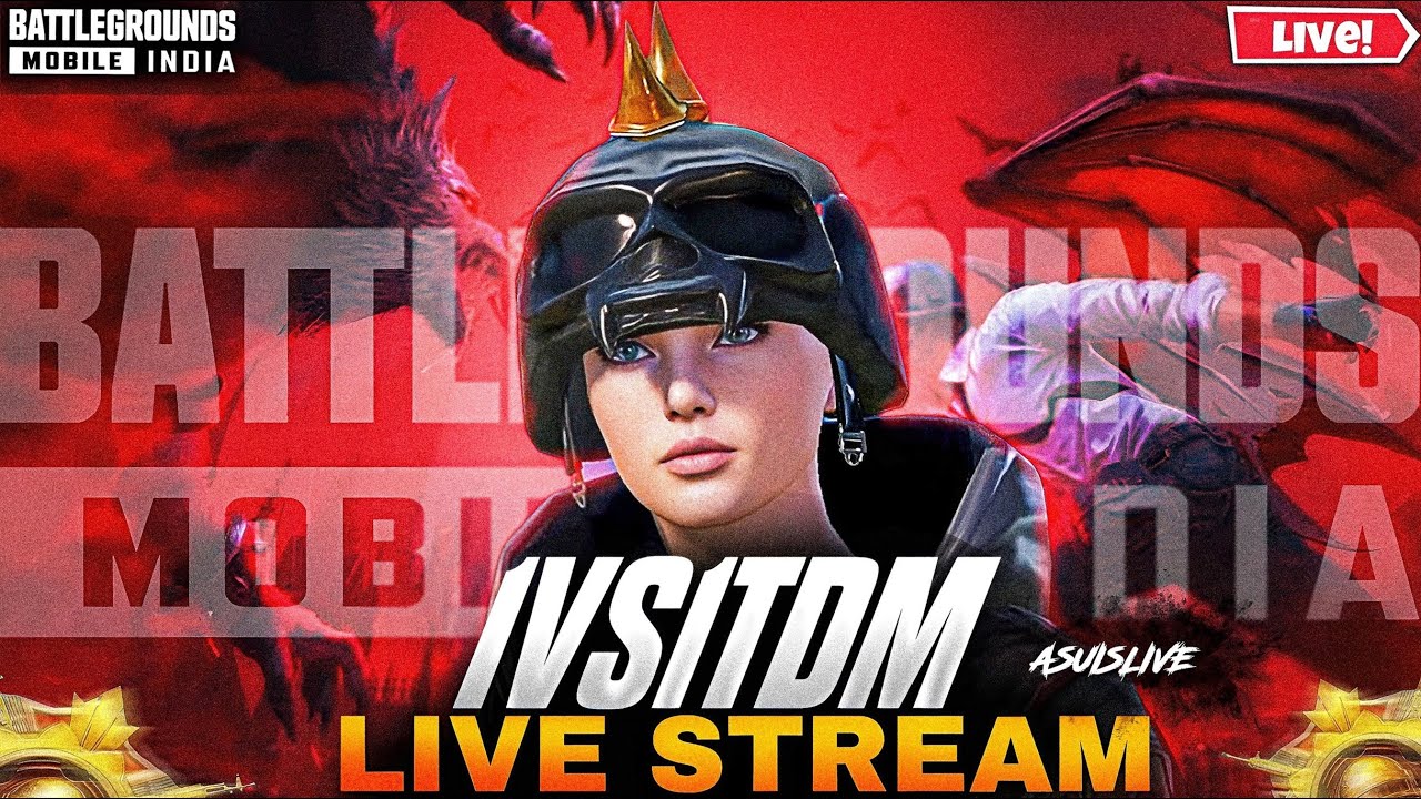 BGMI TDM 1v1 Custom Room Live😍  #tdm #bgmi #customroomlive