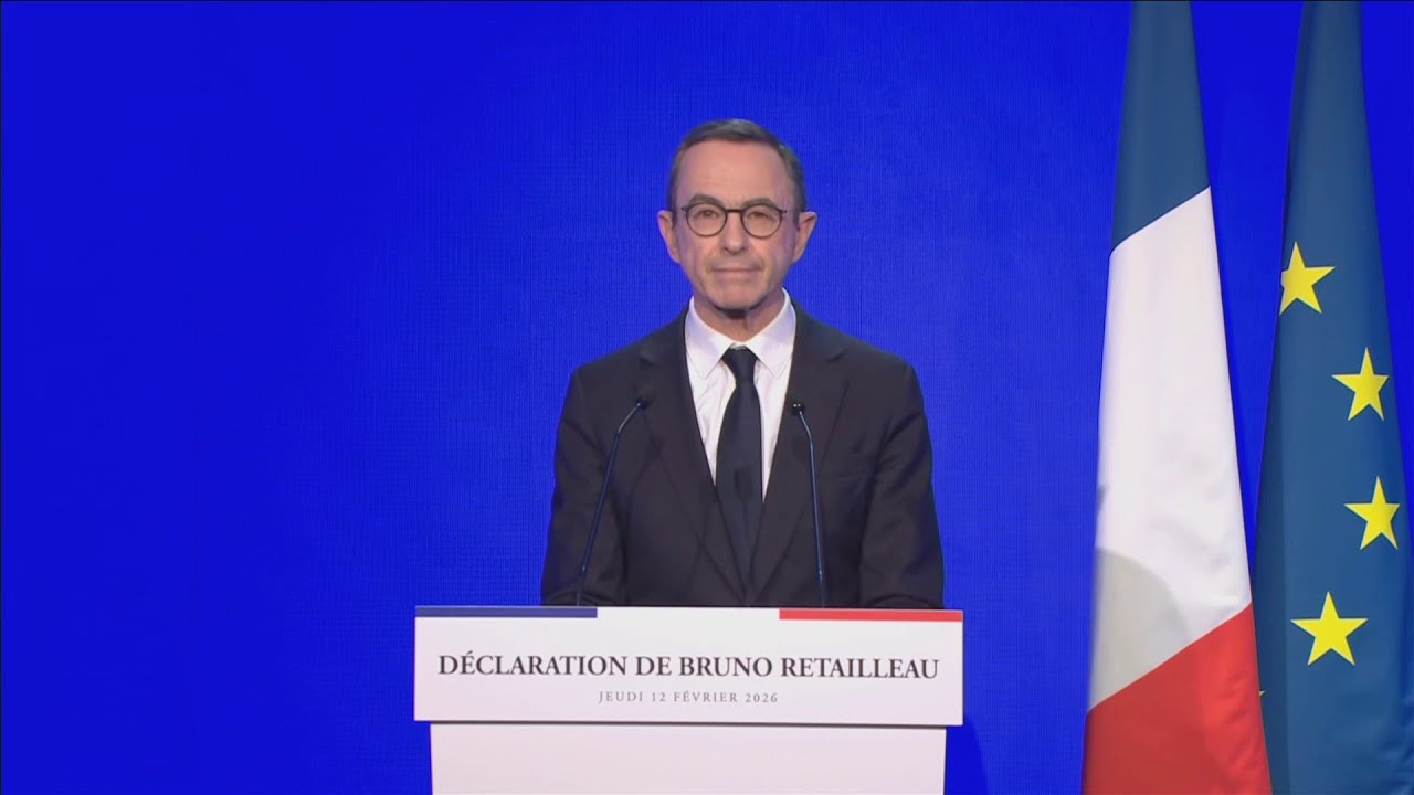 Présidentielle 2027 : la déclaration de candidature de Bruno Retailleau
