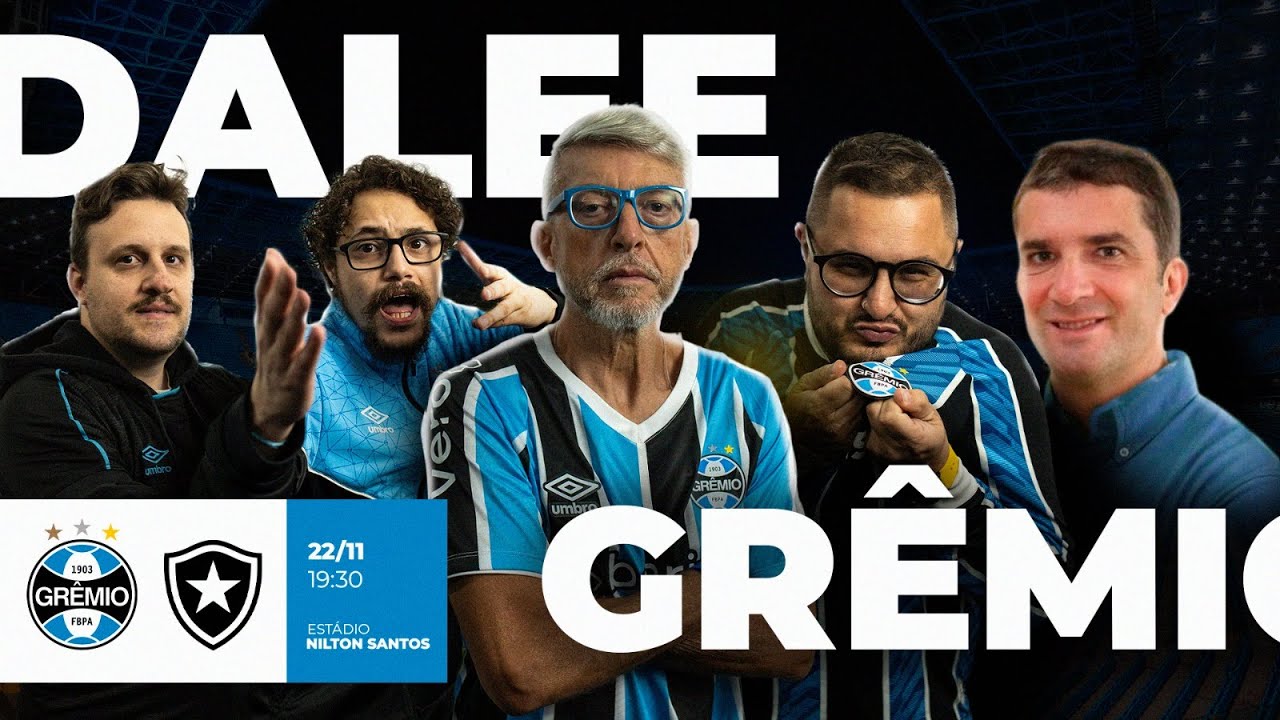 AO VIVO BOTAFOGO X GR&Ecirc;MIO 22.11 BRASILEIR&Atilde;O 2025 - FARID REAGINDO AO JOGO!!!