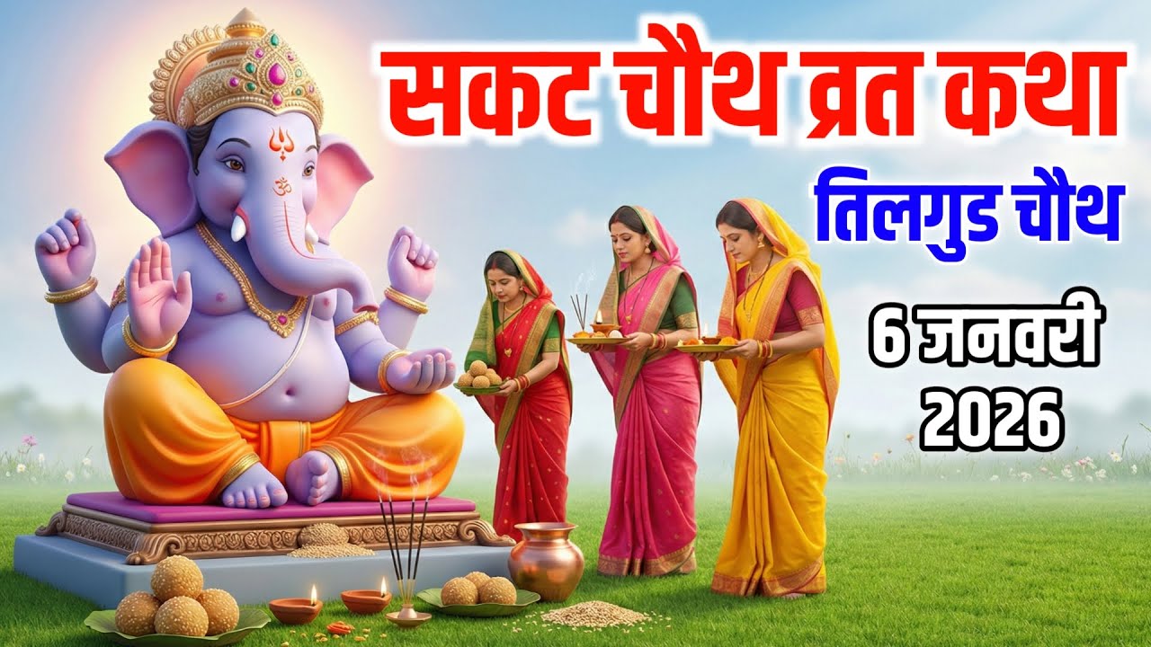 सकट चौथ / संकष्टी चतुर्थी व्रत कथा 2026- Sakat Chauth Vrat katha 2026- तिलगुड चौथ Tilgud Chauth 2026