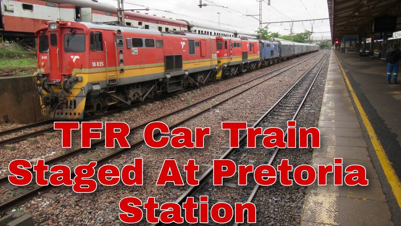 Transnet Car Train Staged at Pretoria Station