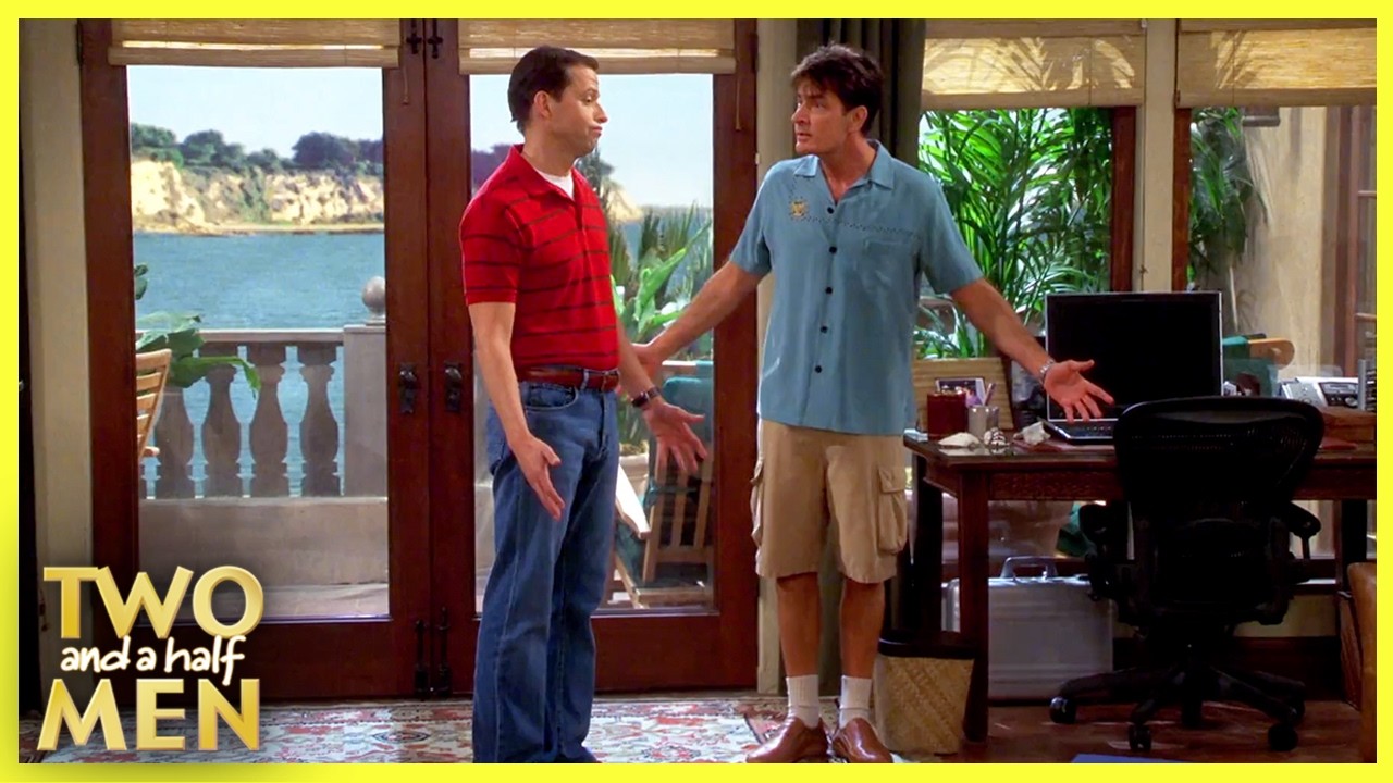 Charlie Goes After Evelyn&rsquo;s Hot Client | Two and a Half Men