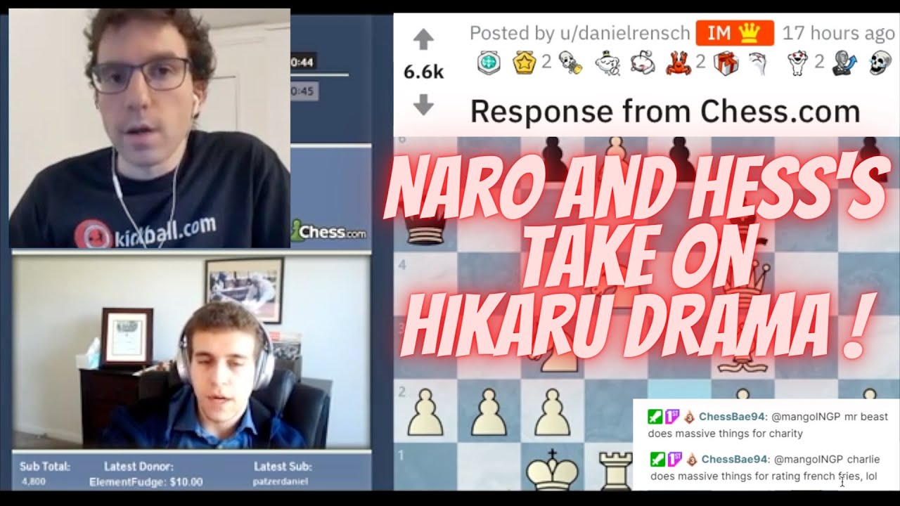 Daniel Naroditsky and Robert Hess on the Hikaru Chessbrah Drama || Chess.com responds to ChessBae