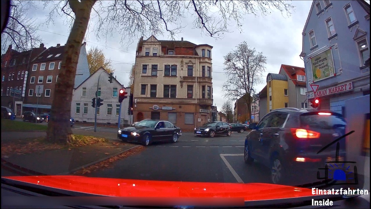 🚨🚑Einsatzfahrt durch Berufsverkehr in Gelsenkirchen🚑🚨 [Einsatzfahrt Inside View]