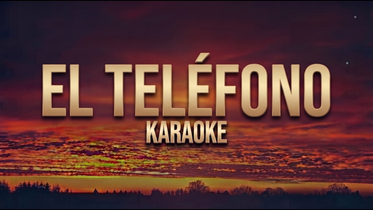 Grupo 5, El teléfono - Karaoke (Pista musical)