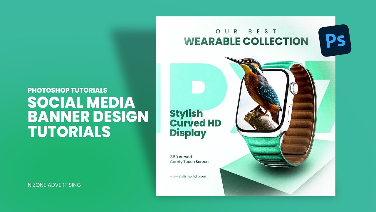 Product Design Trends Poster for Beginners | Photoshop Tutorials
