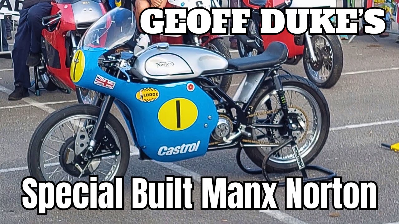 Джефф Дьюкс 1958 Manx Norton 350 Superlight Special