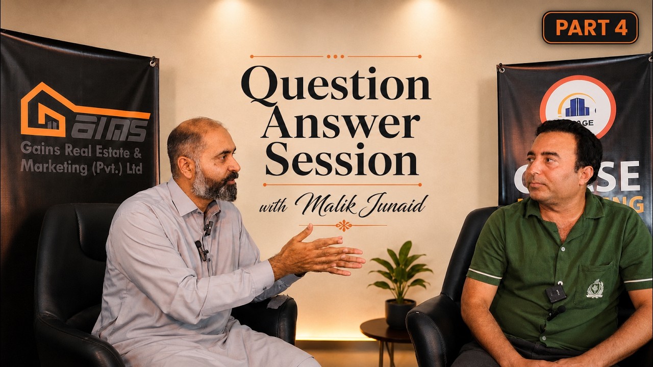Faisal Town Phase 2 Question Answer Session with Malik Junaid Part 4 | Latest Update, Location