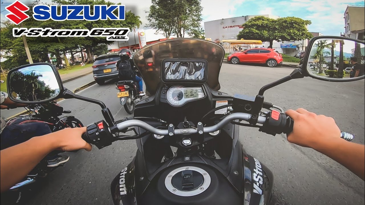🔥SUZUKI V-STROM 650 ABS 2017 ¿ES MUY PESADA?✨ / PRUEBA DE MANEJO PT 2