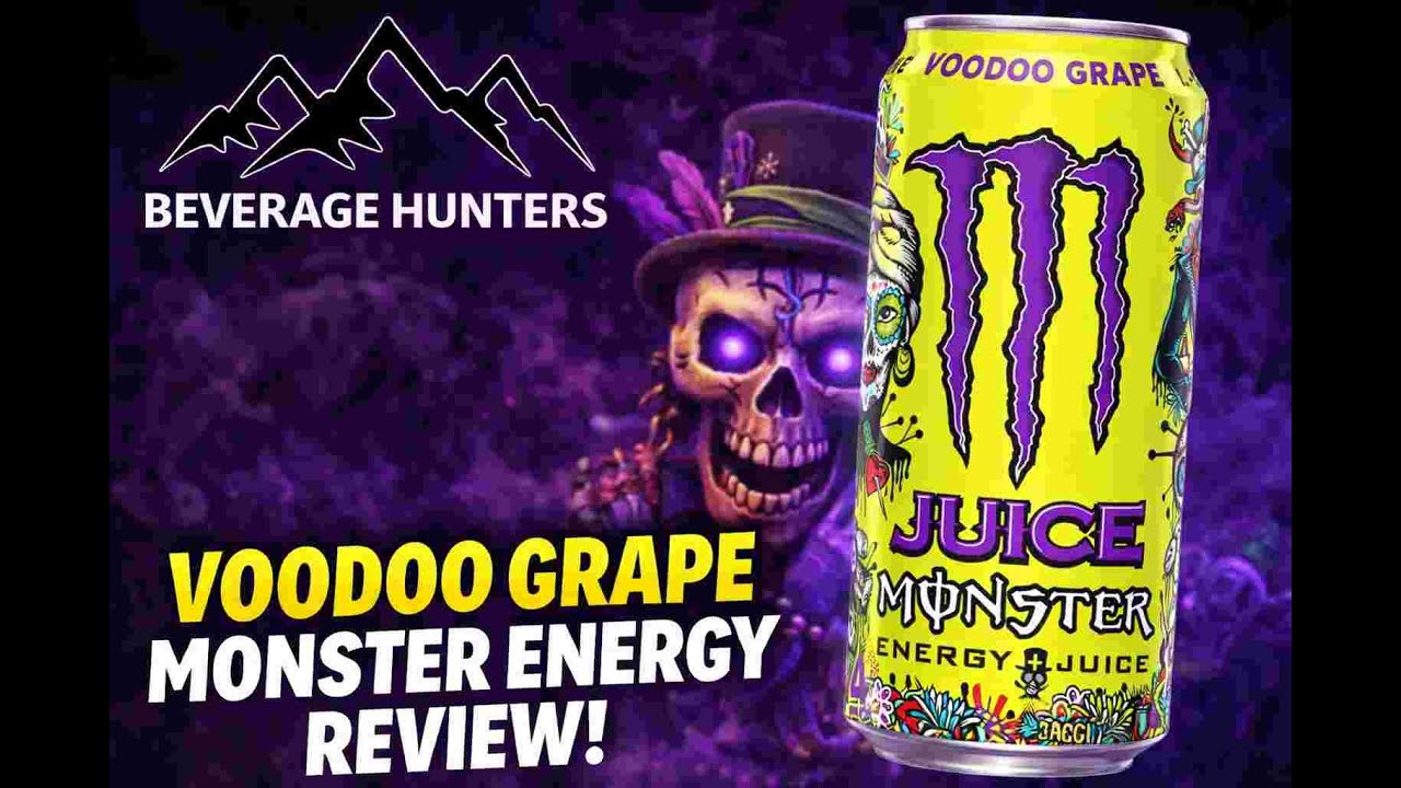 Энергетический напиток VooDoo Grape Juiced Monster Energy Drink, НОВИНКА 2025 года.
