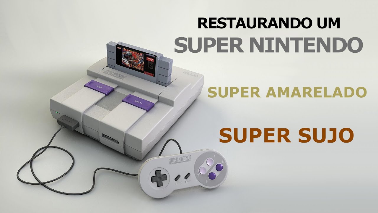 Restaurando um Super Nintendo da Playtronic | Tava Muito Sujo